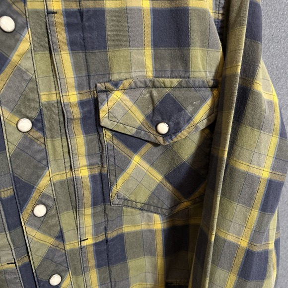 5.11 Tactical Shirt Flannel Small Pearl Snap Long Sleeve Plaid Pockets Work Wear - Picture 2 of 9